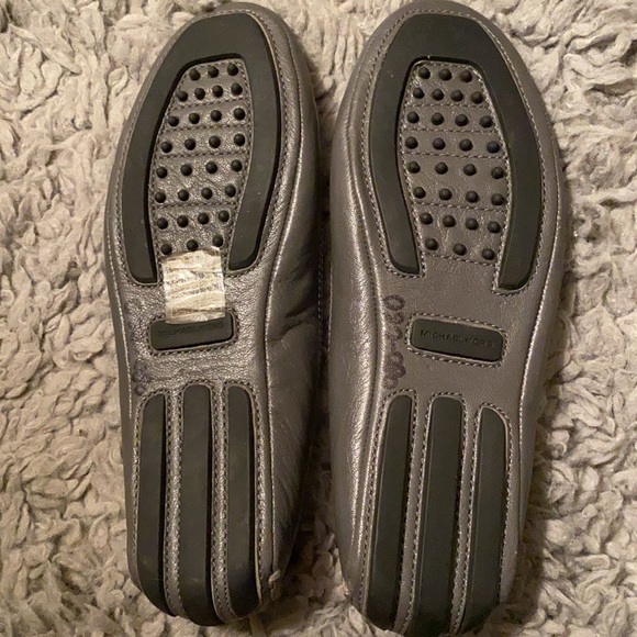 Michael Kors Gray Leather Flats - Picture 2 of 2